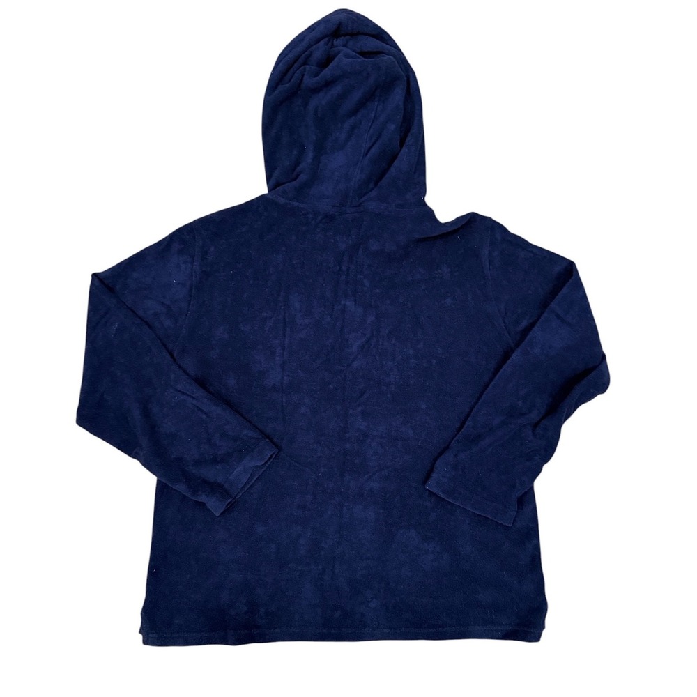 Birdwell Beach Britches Mens Navy Terry Cloth Baja Hoodie Birdie Patch Large - Picture 9 of 10